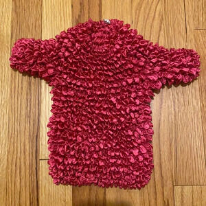 Popcorn vintage 90s‎ Y2K bubble shirt in pink one size fits all